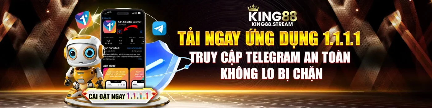 KING88 ⭐️ Link Vào KING88 COM - Nhà Cái Nổ Hũ, Xổ Số, Bắn Cá T8/2026 Banner King88